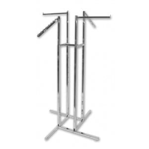 Clothing Rack - 4 Way - Sloping Arms + Straight Arms-0