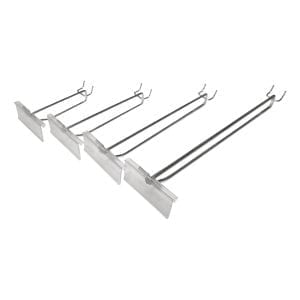 pegboard flipper hooks for pricing display