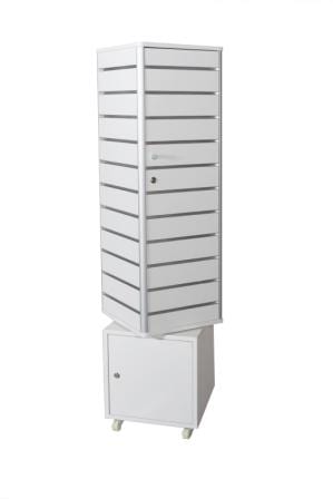 Slatwall Tower Display Unit-0