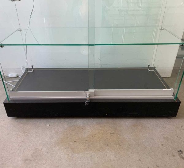 glass cabinet bottom view