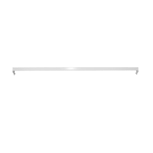 back rail for gondola shelving