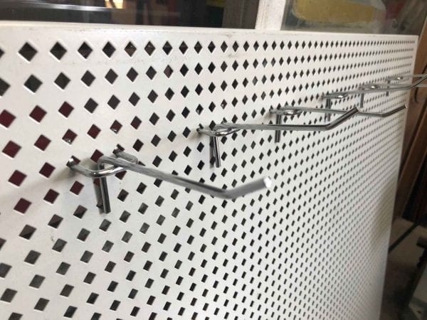 second hand pegboard sheet