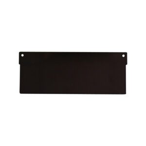 small black panel designed to divide parts tray into sections on a white background.