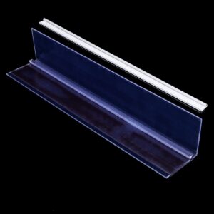 front riser with t-rail for shelf management systems